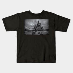 Heddal Stave Church - Norway Kids T-Shirt